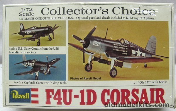 Revell 1/72 F4U-1D Corsair - USS Franklin / Ira Kepford's Aircraft / 'Ole 122' - Collector's Choice Issue - (F4U1D), H61 plastic model kit